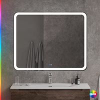 Зеркало с функцией памяти CEZARES CZR-SPC-MC-1000-800-RGB-TCH — фото 1, Зеркала в ванную комнату