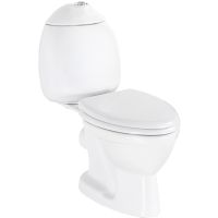 Унитаз компакт Creavit Cocuk CK310-11CB00E-0000+KC0802.01.0000E детский Белый с сиденьем без бачка — фото 1, Напольные унитазы