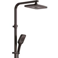 Товар: Душевая система Rose R10H R1096H с термостатом Черная матовая - фото 4 Душевая система Rose R10H R1096H с термостатом Черная матовая — фото 4, Душевые системы