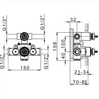 Товар: Скрытая часть для смесителя Cisal ZA01910004 G 1/2 - фото 2 Скрытая часть для смесителя Cisal ZA01910004 G 1/2 — фото 2, Комплектующие для туалета