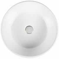 Раковина-чаша Bond 39 Белая глянцевая арт-S53-390 — фото 5, Раковины накладные