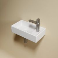 Раковина Ceramicanova Element 41 L CN6051LMW Белая матовая — фото 7, Мини-раковины