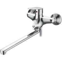 Смеситель для ванны Accoona H69 A7169 универсальный Хром — фото 1, Смеситель для ванны