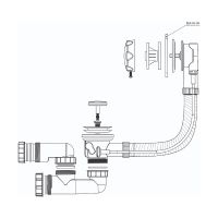 Товар: Слив-перелив Bettoserb 125316 полуавтомат Серебристый - фото 2 Слив-перелив Bettoserb 125316 полуавтомат Серебристый — фото 2, Сливы-переливы