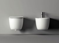 Биде Alice Unica 32250101 подвесное Белое глянцевое — фото 2, Биде