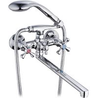 Смеситель для ванны G-Lauf QTZ7-A827 универсальный Хром — фото 1, Смеситель для ванны