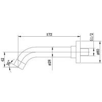Товар: Излив для смесителя Caprigo Parts 98-113-NER Черный матовый - фото 2 Излив для смесителя Caprigo Parts 98-113-NER Черный матовый — фото 2, Смесители для биде