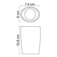 Товар: Dinkel K-4628 Стакан для зубных щеток - фото 5 Dinkel K-4628 Стакан для зубных щеток — фото 5, Аксессуары для раковины