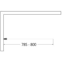 Товар: Шторка на ванну AQUAme 80 L AQM2858-L профиль Черный матовый стекло прозрачное - фото 2 Шторка на ванну AQUAme 80 L AQM2858-L профиль Черный матовый стекло прозрачное — фото 2, Шторки на ванну