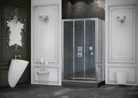 Товар: Душевой уголок Ambassador Forsa 100х90 17021101NX-90NX профиль Хром стекло прозрачное - фото 4 Душевой уголок Ambassador Forsa 100х90 17021101NX-90NX профиль Хром стекло прозрачное — фото 4, Душевые уголки