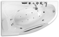 Акриловая ванна Gemy 161х96 G9046 K L с гидромассажем — фото 5, Акриловые ванны