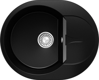 Кухонная мойка Polygran ATOL-620 (№316 Космос) — фото 1, Кухонные мойки