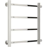 Водяной полотенцесушитель Сунержа Стилье Версия-КБ 500х500 00630-5050 Хром — фото 1, Водяные полотенцесушители