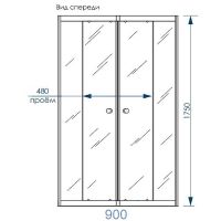 Товар: Душевой уголок Melodia della vita Square 90х90 MCNSQ9090TBk профиль Черный стекло прозрачное - фото 2 Душевой уголок Melodia della vita Square 90х90 MCNSQ9090TBk профиль Черный стекло прозрачное — фото 2, Квадратные душевые уголки