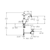 Смеситель для биде Gattoni Orta 2751/27V0 OLD Бронза — фото 2, Смесители для биде