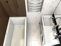 Раковина Madera Kamilla 120 L 4627173210027 с местом под стиральную машину Белая — фото 5, Раковины встраиваемые сверху