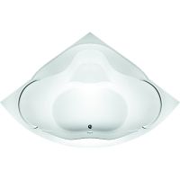 Акриловая ванна 1MarKa Luxe 155x155 01лю1515 без гидромассажа — фото 1, Акриловые ванны