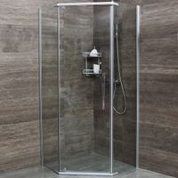 Душевой уголок Erlit Comfort 90х90 ER10109V-C1 профиль Хром стекло прозрачное — фото 2, Душевые уголки