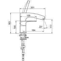 Смеситель на борт ванны Raglo R01.31 Хром — фото 2, Смесители на борт ванны