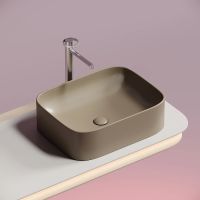 Раковина-чаша Ceramicanova Element 51 CN6052MC Капучино матовая — фото 20, Раковины накладные