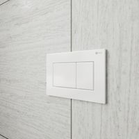 Клавиша смыва Point Ника PN44081W для инсталляции, белая — фото 1, Кнопки смыва