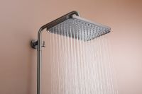 Душевая система Raglo R22.26.09 с термостатом Графит матовый — фото 26, Душевые стойки