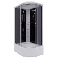 Душевая кабина Niagara Classic NG-2510-14LG (120х80х215) высокий поддон(40см),стекло тонированное,4  — фото 1, Душевые кабины