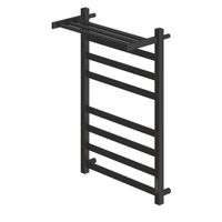 Товар: Полотенцесушитель электрический Point Меркурий PN83858PB П7 500x800 с полкой, диммер справа, черный - фото 4 Полотенцесушитель электрический Point Меркурий PN83858PB П7 500x800 с полкой, диммер справа, черный — фото 4, Электрические полотенцесушители