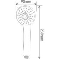 Ручной душ Melodia della vita Standard MKP20536 Хром — фото 2, Лейки для душа