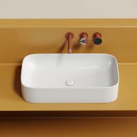 Раковина-чаша Ceramicanova Element 71 CN6054 Белая глянцевая — фото 12, Раковины накладные