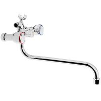 Смеситель для ванны Accoona Эконом A87180 универсальный Хром — фото 1, Смеситель для ванны