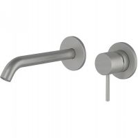 Смеситель для раковины Remer X-Style Inox SSX15P Нержавеющая сталь — фото 1, Смесители для раковины