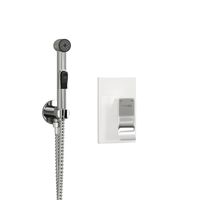 A010656WHITE Встраиваемый комплект для биде со шлангом 100 см — фото 2, Гигиенические души