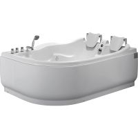 Акриловая ванна Gemy 180х121 G9083 B R с гидромассажем — фото 1, Акриловые ванны