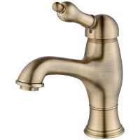 Смеситель для раковины Caprigo Adria-Uno Metal Edition 02M-520-vot Бронза — фото 1, Смесители для раковины