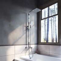 Душевая система Iddis Bild Хром арт-BILSB1Fi06 — фото 6, Душевые стойки