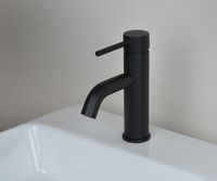 Смеситель для раковины Bronze de Luxe Scandi 1451B Черный матовый — фото 3, Смесители для раковины