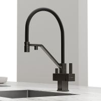 Смеситель для кухни Sancos Loro SC4007GG Вороненая сталь Черный — фото 5, Смесители для кухни