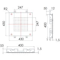Товар: Верхний душ Remer 357SFS43 Хром - фото 2 Верхний душ Remer 357SFS43 Хром — фото 2, Верхние души