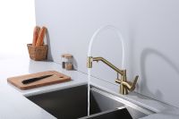 Смеситель для кухни Raglo R80.62.03 Золото матовое Белый — фото 17, Смесители для кухни