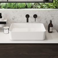 Раковина-чаша Aqueduto Espiral 50 ESP0410 Белая глянцевая — фото 4, Раковины накладные