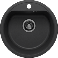 Кухонная мойка QUARTZBOND BOND-480 (Уголь) — фото 1, Кухонные мойки