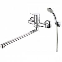 Смеситель для ванны Milardo Amplex AMPSB02M10 универсальный Хром — фото 1, Для душа и ванны