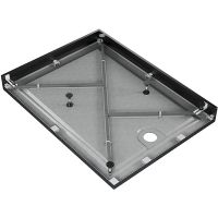 Акриловый поддон для душа Melodia della vita Square 120x80 MTYSQ12080Bk Черный — фото 5, Акриловые душевые поддоны