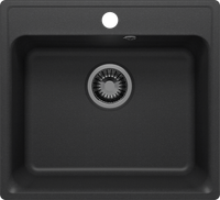 Кухонная мойка QUARTZBOND BOND-530 (Уголь) — фото 1, Кухонные мойки