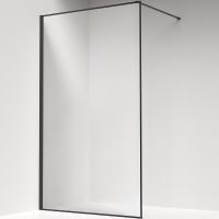 Душевая перегородка Iddis Slide 110 SLI8GS1i23 профиль Графит стекло прозрачное — фото 1, Душевые перегородки