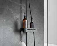 Душевая система Lemark Tropic Черный арт-LM7002BL — фото 4, Душевые стойки