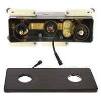 Душевая система ALMAes Tiber TVZ-8805 с термостатом Черная матовая — фото 3, Душевые системы