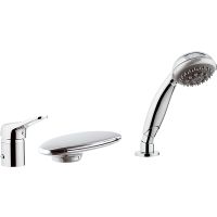 Смеситель на борт ванны Remer Kiss K07UF Хром — фото 1, Смесители на борт ванны