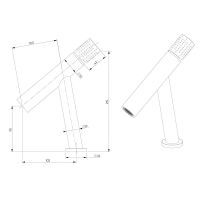 Смеситель для раковины Bronze de Luxe Liberty 102B Черный матовый — фото 5, Смесители для раковины